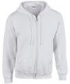 GD58 18600 Heavy Full Zip Hooded Sweat Ash colour image